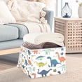 thumbnail image 3 of Yayeee Collapsible Cube Storage Bin with Lid Fabric Closet Decorative Basket with Handles, Dinosaur Pattern, 3 of 7