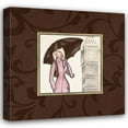 thumbnail image 1 of Andrea Laliberte 26x26 Gallery Wrapped Canvas Wall Art Titled - London in Pink, 1 of 4