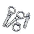 thumbnail image 4 of Concrete Bolts Wall Anchor Caverty 304 Stainless Steel M6 M8 M10 M12 Lifting Ring Expansion Hook Screw Water Heater Expansion Bolt Swing Hook Hook (Color : M6x60(10 Pcs)), 4 of 5