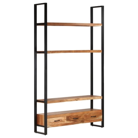 Irfora Highboard 46.5 x11.8 x78.7  Solid Acacia Wood