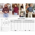 thumbnail image 6 of PRETTYGARDEN Long Sleeve Shirts for Women Fall Clothes | Soft Brushed Ribbed Knit Pullover, Mock Neck Lightweight Sweater, Comfy Underscrubs, Basic Casual Winter Layering Tops, 6 of 8