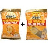 HotHands Hand & Toe Warmers Value Pack, Hot Multipurpose Heat Packs by Heatmax Inc.