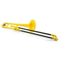 thumbnail image 3 of Alto Trombone Duo Pack - Band Directors Choice Alto Trombone + Bonus pBone PBONE1B Jiggs Plastic Trombone, Yellow, 3 of 4