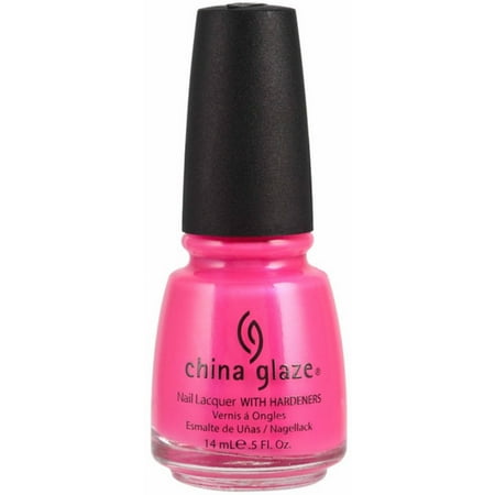 China Glaze Nail Polish, Shocking Pink, 0.5 oz