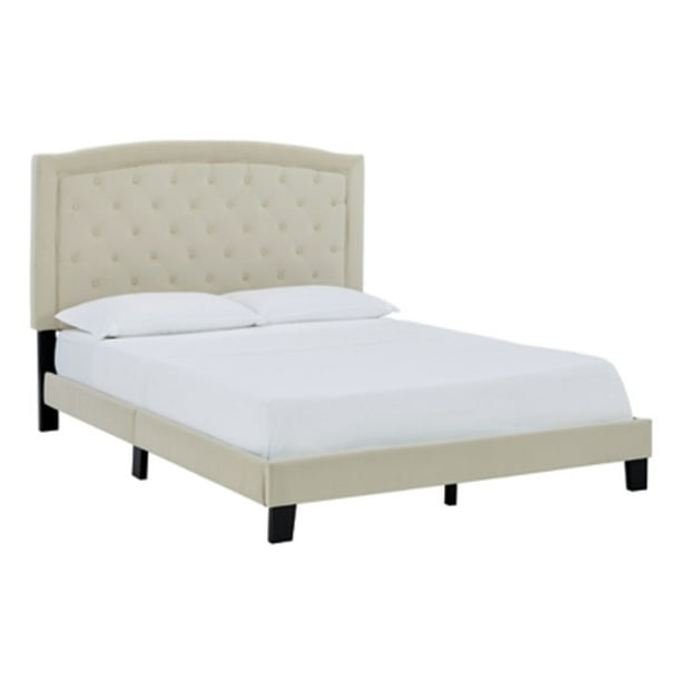 Signature Design by Ashley Adelloni Button Tufted Upholstered Bed Frame