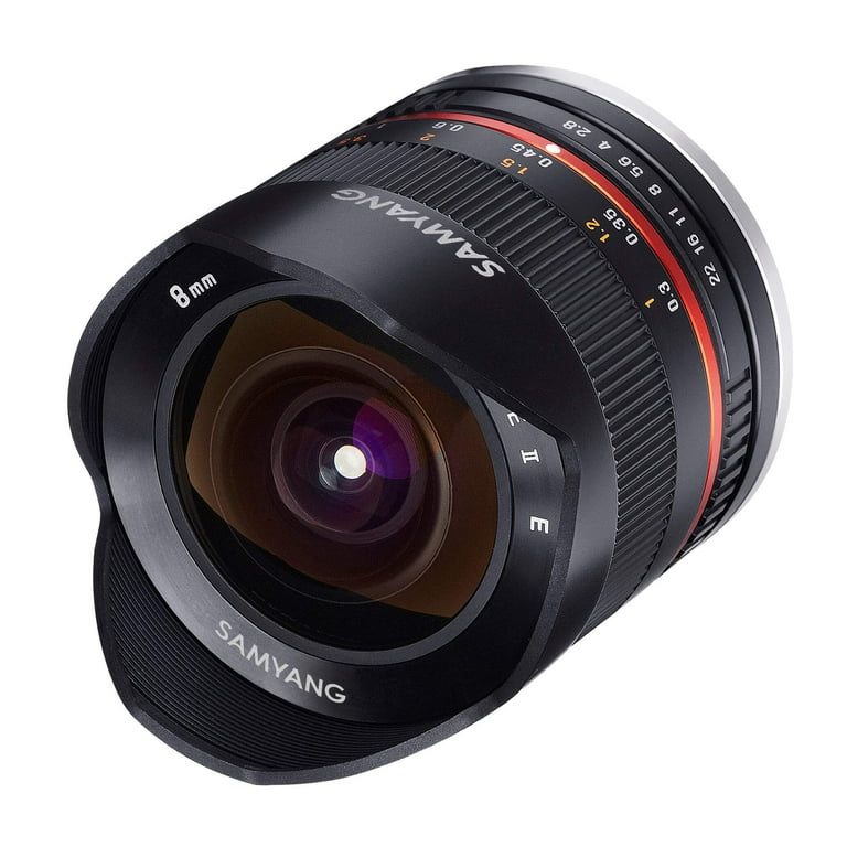 Samyang 8mm F2.8 UMC Fisheye II (Black) Lens for Sony E-Mount (NEX