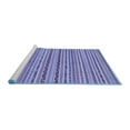 thumbnail image 2 of Ahgly Company Machine Washable Indoor Rectangle Abstract Blue Modern Area Rugs, 6' x 9', 2 of 4