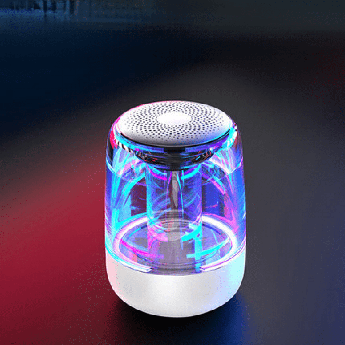 Portable Bluetooth Speakers Dual TWS True Wireless Stereo Speaker Set 5W 360 HD Sound Rich Bass Hands Free TF Card Player AUX Input Cool LED Lights Walmart
