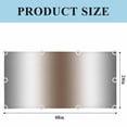 thumbnail image 3 of Gray Brown Fluorescent Light Covers, Modern Gradient Geometric Magnetic Light Covers for Ceiling Lights, Fluorescent Ceiling Shade Filters for Classroom Bedroom Office 4x2Ft x 3PCS, 3 of 8