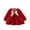 Red, variant on Zwiiyzr 8M-4T Infant Baby Girls Corduroy Tutu Dress Kids Long Sleeve Bow Knot Ruffled Dress Toddler Birthday Party A-Line Princess Gown Red