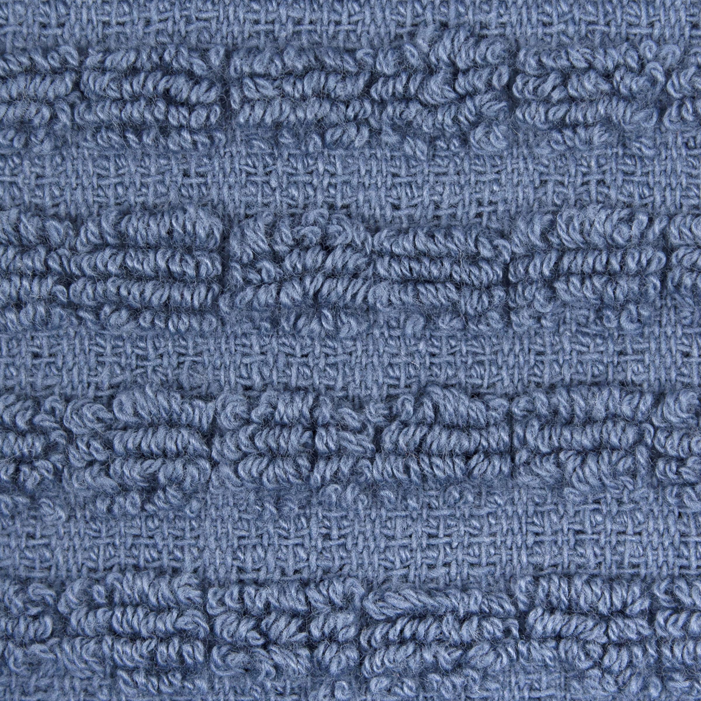 RITZ Royale Collection 100% Combed Terry Cotton, Oversized Kitchen Towel Set, 4-Pack, Solid & Coordinate, Federal Blue
