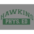 thumbnail image 2 of Netflix Junior's Stranger Things Hawkins Phys. Ed Costume Cowl Neck Sweatshirt Gray Heather X Small, 2 of 4