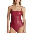 thumbnail image 4 of Commando Women's Faux Leather Cami Thong Bodysuit BDS309, 4 of 14