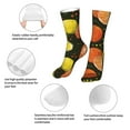 thumbnail image 3 of Cauagu Orange Lemon Pattern Fun Novelty Crew Socks,Casual Athletic Socks Neutral Socks Cozy Crew Socks Christmas Gift, 3 of 7