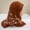 Coffee brown, variant on Kids Hijab for Girls 2-6 Years, Full-Coverage Head Scarf for Girls, Lace Pink Floral Patchwork Soft Muslim Prayer Hijabs Scarf Islamic Head Covering for School, Mosque & Daily