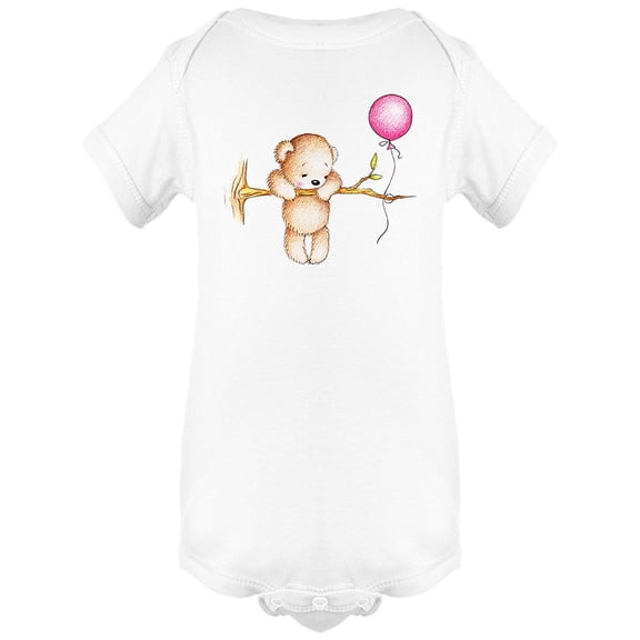Bear Hanging From A Branch Bodysuit Infant -Image by Shutterstock, 6 Months