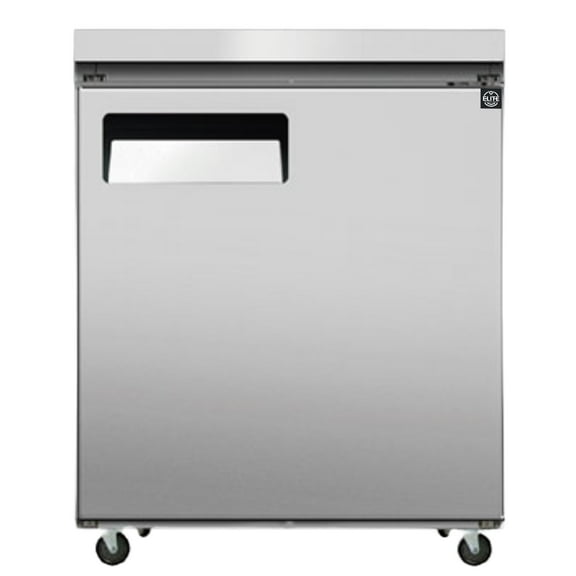 NSF 28 in. Commercial Freezer 7.2 Cu.Ft Undercounter Freezer Single Door Worktop Freezer