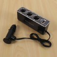 thumbnail image 3 of 2X Encendedor de Cigarrillos 3 Enchufes USB Cargador de Coche CC 12V/24V Adaptador Triple con Puerto USB, 3 of 5
