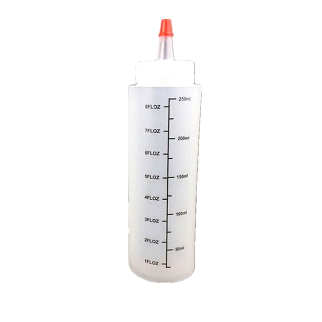 Squeeze Bottles Home Restaurant Kitchen Sauces Dispenser Container Ketchup Containers Sauce Bottle Squeezing Storage Tool Liquid Holders 8oz(250ml)