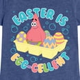 thumbnail image 3 of SpongeBob Squarepants - Easter Is Egg - Toddler And Youth Girls Short Sleeve Graphic T-Shirt, 3 of 6