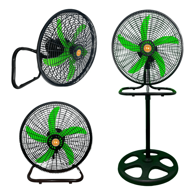 Ventilador Trakki Shops 18 3en1 Turbo V18312 Pedestal Piso Xtellar negro