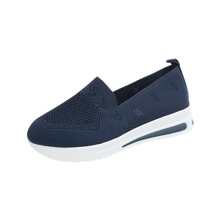 

Honeeladyy Clearance under 10$ Women s Ladies Shoes Casual Daily Buckle Closed Toe Platform Sneakers Mesh Shoes