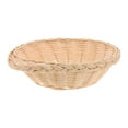 thumbnail image 2 of Viveous Handwoven Bamboo Oval Bread Basket Food Serving Woven Bread Basket For Kitchen And Dining Table Decor, 2 of 11