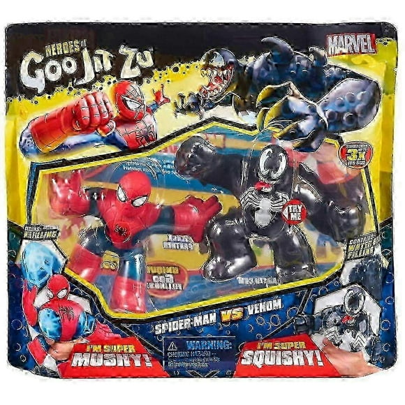 Heroes Of Goo Jit Zu Marvel Spider-man Vs Venom Action Figure Set, 1 Ea