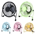 thumbnail image 1 of CNKOO USB Metal Fan Mini Portable Electric Cooler Hand-held Desktop Rechargeable Cooling Tool Silence Summer Fan, 1 of 6