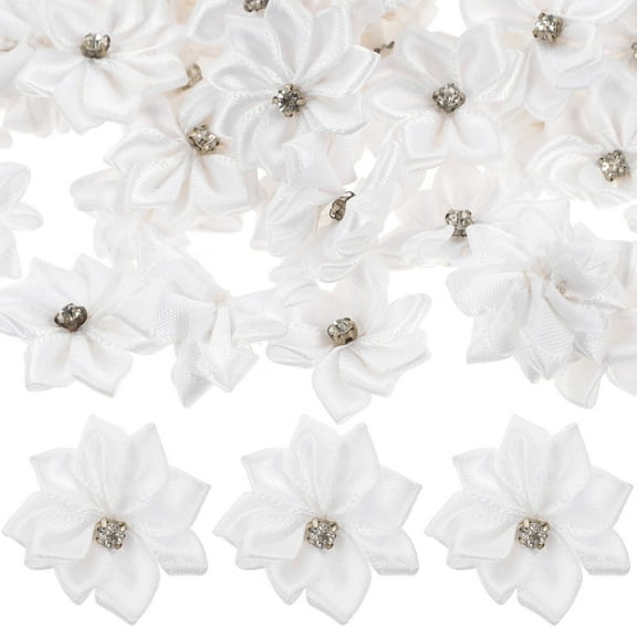 HAKIDZEL 100pcs Hair Flower Clips Diy Decor For Hair Accessories For Craft Making Festival Parties And Unique