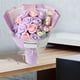 thumbnail image 5 of Caja de flores artificiales, arreglos de centros de mesa de regalo de rosas en caja para púrpura, 5 of 8