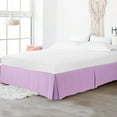 thumbnail image 2 of PiccoCasa Bed Skirt Double Brushed Microfiber with Dust Ruffle, King Light Purple, 2 of 7