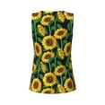 thumbnail image 6 of Goofa Sunflower 1 Printed Womens Workout Tops for Women Sleeveless Yoga Shirts Athletic Running Tank Tops Sleeveless Gym Clothes Workout Apparel-X-Large, 6 of 9
