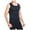 Black, variant on NGTEVOOS Men Sports Sweat Shapewear Chest Support Abdomen Body Shaper Vest Top