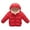 Red, variant on Boys Jacket Kids Solid Thick Warm Outerwear Hooded Coats Clothes Outfits Boys' Outerwear Jackets Black 18 Months-24 Months
