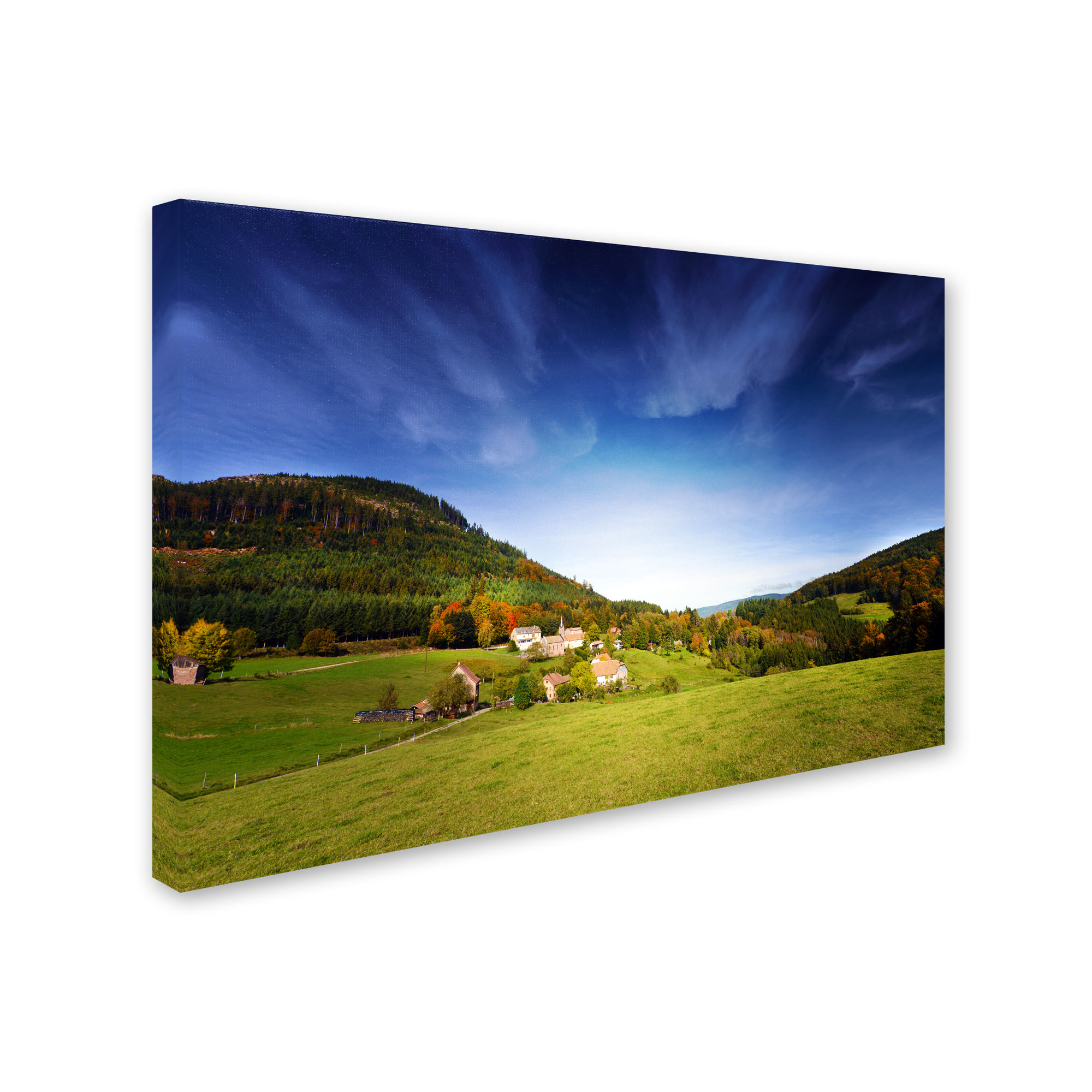Trademark Fine Art "Nature Vosgienne" Canvas Art by Philippe Sainte-Laudy