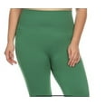 thumbnail image 2 of K-Cliffs Women's Polyester Full-Length Seamless Fleece Leggings Plus Size/One Size (Fits Sizes 12-16) - Jade Green, 2 of 5