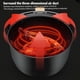 thumbnail image 3 of Freidora de Aire de Gran Capacidad Compatible para la Familia - 4.5L con Circulación de Aire Caliente y Pantalla Táctil (Enchufable), Calentamiento Uniforme para Hornear, Asar, Freír, 3 of 11