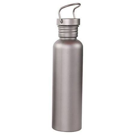 

Fule 500ml/600ml/750ml Ti Water Bottle With Lid Sport Drinking Bottle for Camping