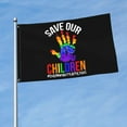 thumbnail image 2 of Stop Human Trafficking Save Our Children Awareness Garden Flag 3x5 Ft Banners Single Sided Flags Outdoor Yard Flag For Party Decoration, 2 of 8