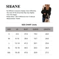 thumbnail image 5 of SIEANE Women V Neck Lace Sweaters Buttons Long Sleeve Loose Knit Pullover Tops, S-XXL, 5 of 5