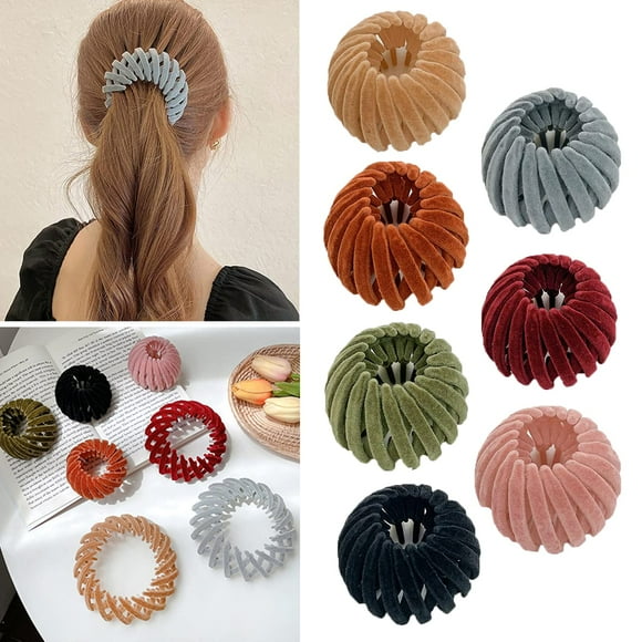 Hair, Birdnest Magic Hair Clip, Hair Holder, Bird Nest Magic Hair Clip for Women and Girls (7PC-Color A)