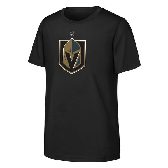 Youth Black Vegas Golden Knights Primary Logo T-Shirt