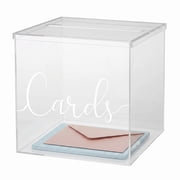 Elegant Acrylic Wedding Card Box by Ginger Ray