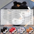 thumbnail image 4 of Kakishop Kids Toddler Slippers Baby Girls Boys Cute Cartoon House Shoes Children's Non Slip Warm Fall Winter Fuzzy Indoor Slipper Brown, 8.5(2-3 Years), 4 of 8