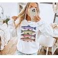 thumbnail image 2 of Abstract Colorful Trout In A Row Sweatshirt - River Fish Trout Species Outfit - Fly Fishing Sweatshirt - Sizes S-5XL ,Art Print JSC, 2 of 5