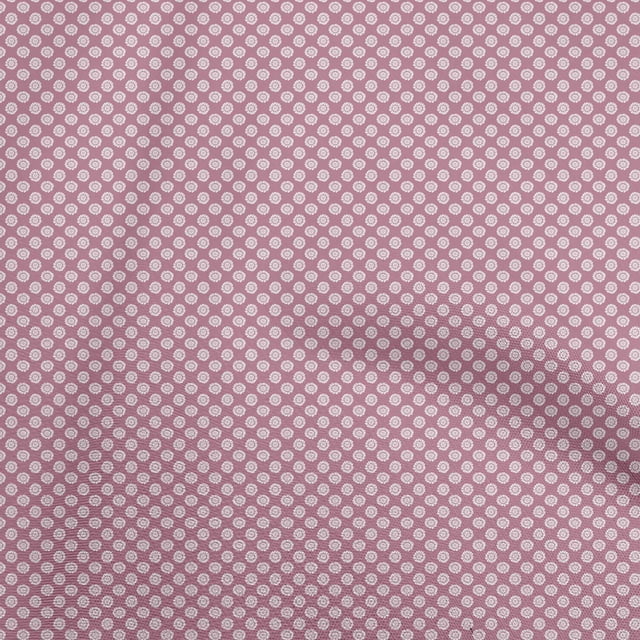oneOone Tissu en Rayonne Rose Floral pour Robe Tissu Imprimé au Mètre 56 Pouces de Large