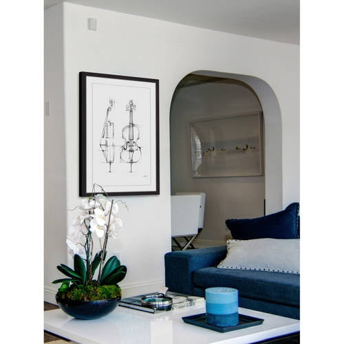 Marmont Hill "Cello Sketch" Framed Painting Print