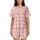thumbnail image 1 of Balery Cute Poodle Dog Conjunto de Pijama para Mujer con Estampado, Dos Piezas de Manga Corta y Shorts, Ropa de Dormir Suave con Cuello Redondo y Bolsillos-Medium, 1 of 6