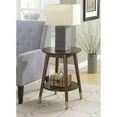 thumbnail image 3 of Pemberly Row Table d'Appoint Ronde avec Tablette Inférieure, Fini Bois Espresso, 3 of 5